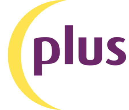 PLUS half moon logo